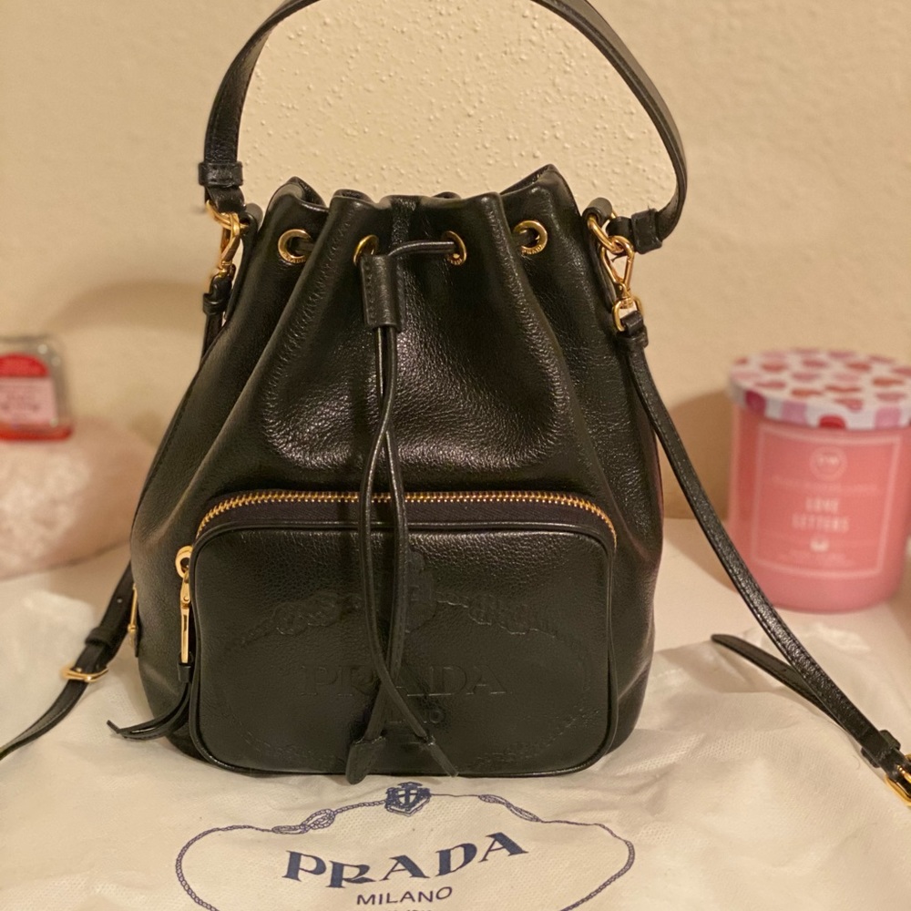 Prada bucket bag